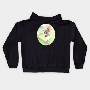 Fairy mouse watercolour - medieval fantasy inspired art and designs Kids Hoodie